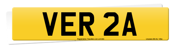 Registration number VER 2A